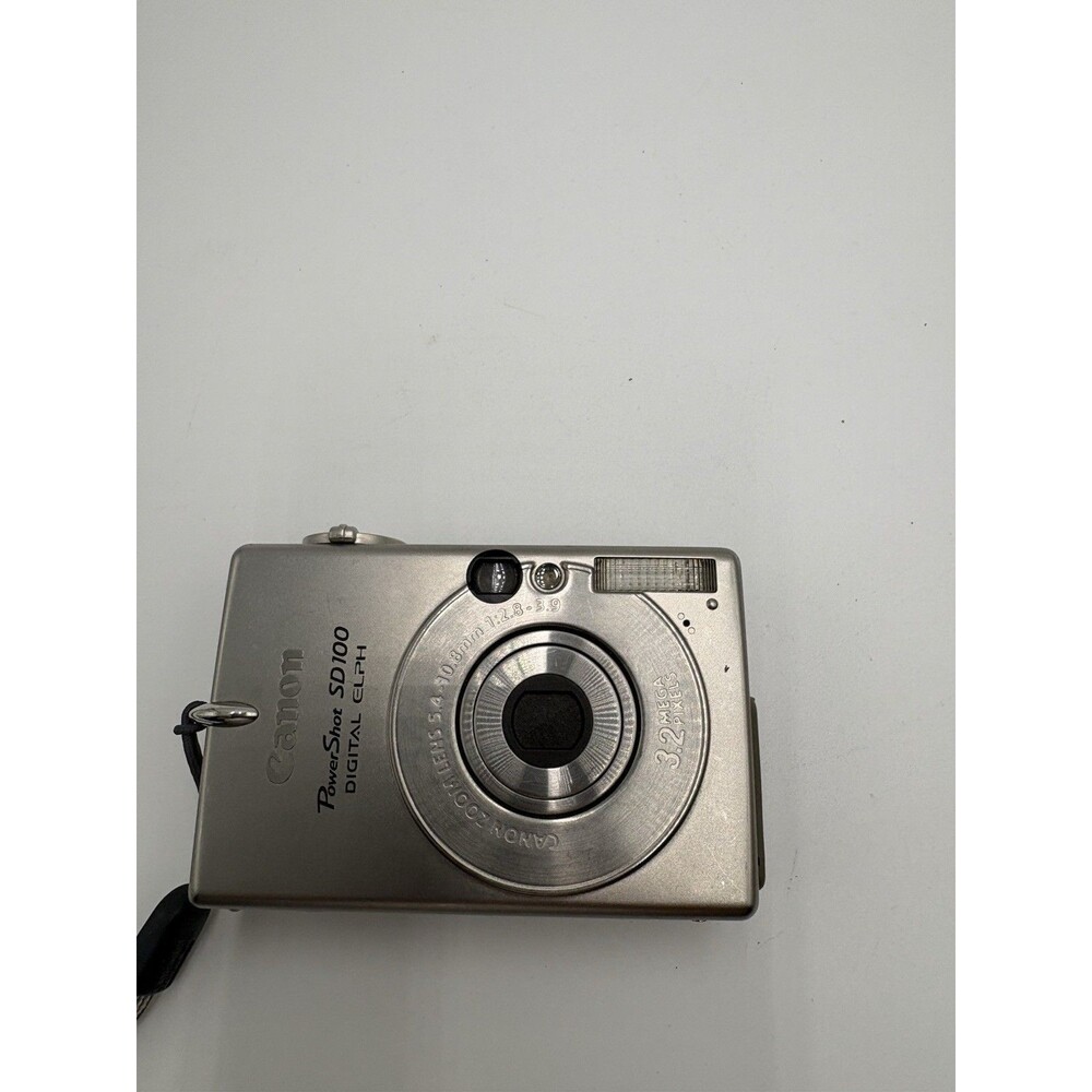 Canon PowerShot SD100 3.2 MP Digital ELPH Camera Powers On-No Memory Card